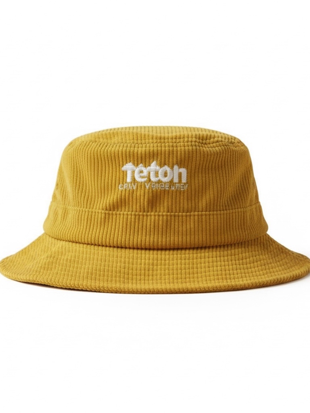 Teton Mustard Corduroy Bucket Hat